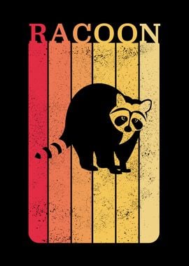 Vintage Racoon Trash panda