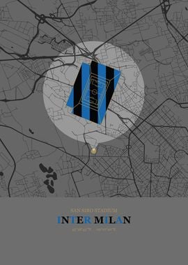 Inter Milan Stadium Map