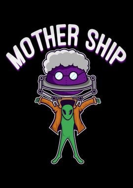 Mother Ship Space Man Gift