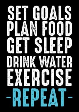 Set Goals Exercise Repeat