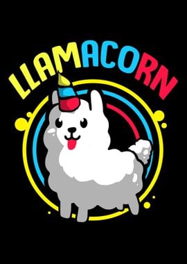 Llama Cute Lamacorn