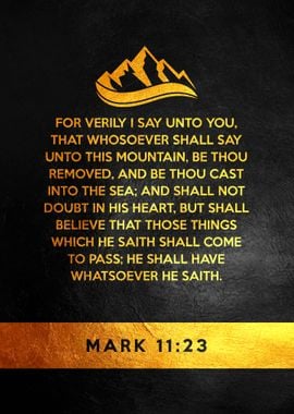 Mark 11 23