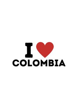 I Love Colombia Simple