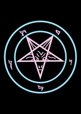 Pastel Goth Lucifer Sign