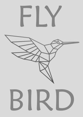 Geometric Flying Bird