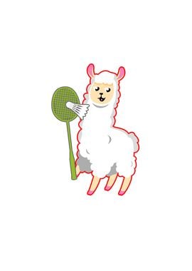 Badminton Llama