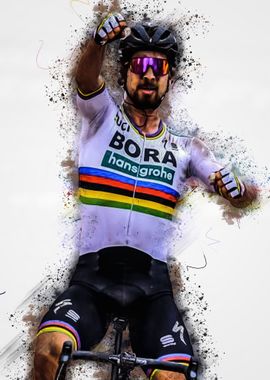 Peter Sagan celebrates