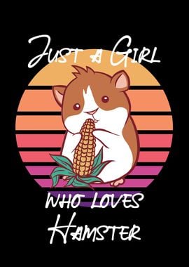 Girl who loves Hamster