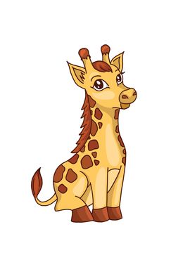 CUTE BABY GIRAFFE