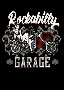 Rockabilly Garage Biker