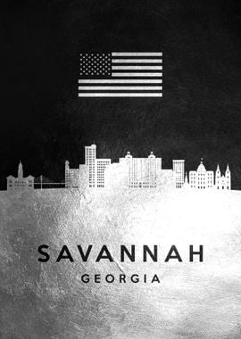 Savannah Georgia Skyline