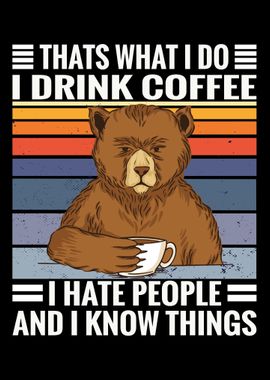 Coffee bear saying I Coff