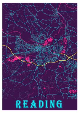 Reading Neon City Map