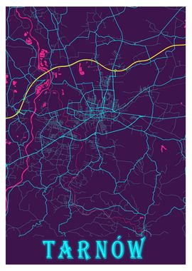 Tarnw Neon City Map