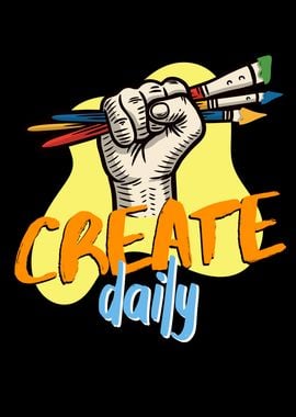 Create Daily inspiring Art