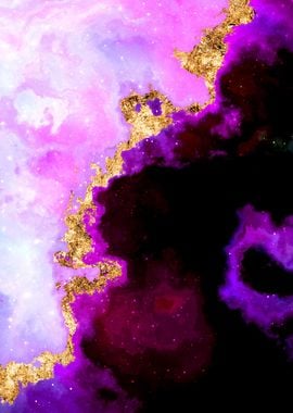 100 Starry Nebula in Space