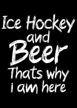 Ice hockey and beer