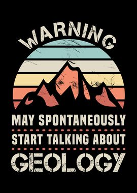 May talk about Geology