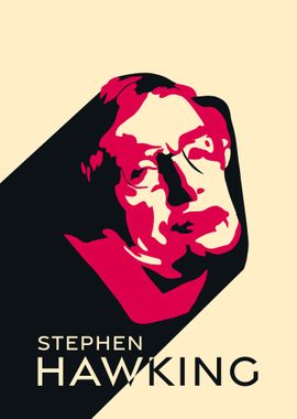 Stephen Hawking Vectorised