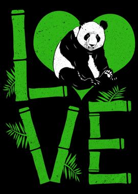 Panda Bamboo Bear