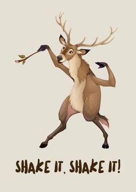 Dancing Reindeer shake it