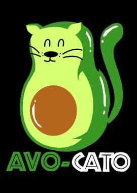 Avocado Avocato Cat