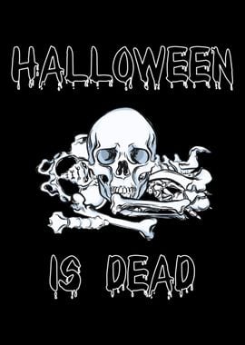 Halloween skeleton is dead