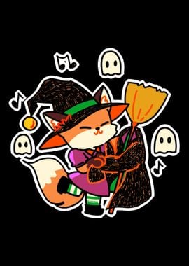 Fuchs witch broom ghost gh