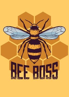 Funny Beekeeper Bee Boss