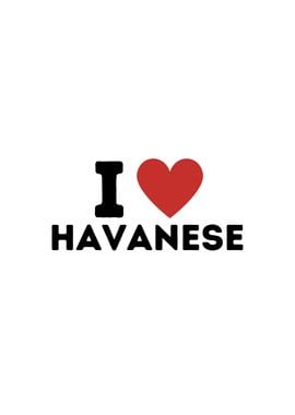 I Love Havanese Simple