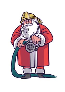 Firefighter Santa Claus