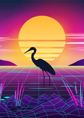 Flamingo Synthwave