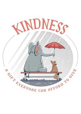 Cute Kindness Elephant Dog