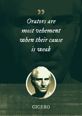 Orators are most vehement