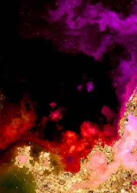 100 Starry Nebula in Space