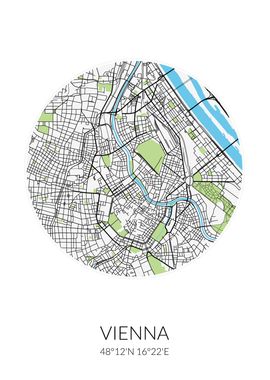 Vienna Circle City Map