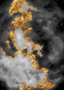 100 Starry Nebula B and W