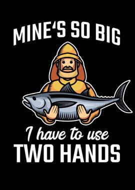 Funny Fishing Pun' Poster, picture, metal print, paint by to42