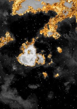 100 Starry Nebulas B and W