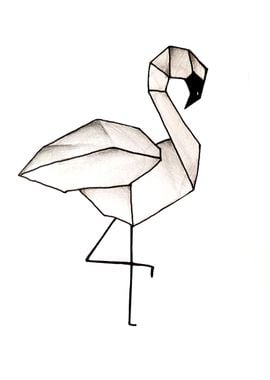 Geometric flamingo