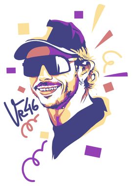 valentino rossi pop art