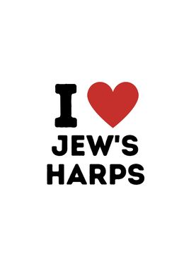 I Love Jews harps Simple