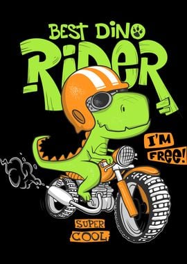 Dino Rider TRex Biker