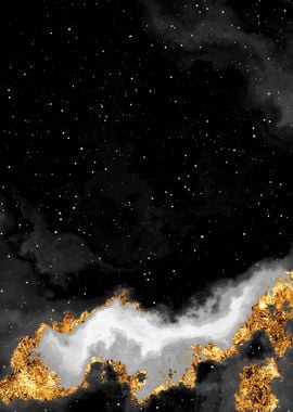 100 Starry Nebulas B and W