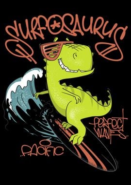 Surfosaurus TRex Surfer