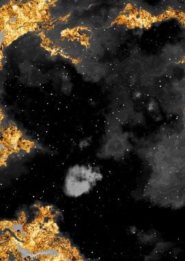 100 Starry Nebulas B and W