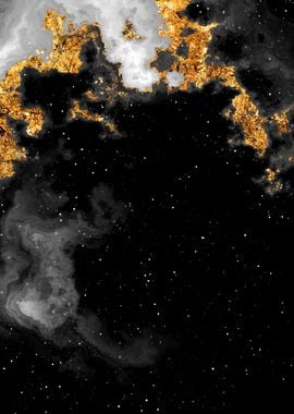 100 Starry Nebulas B and W