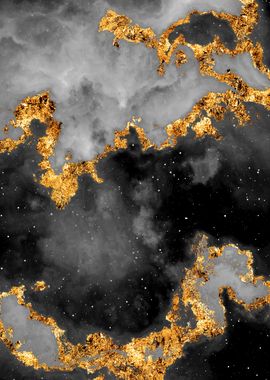 100 Starry Nebulas B and W