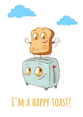 Happy Toast Food