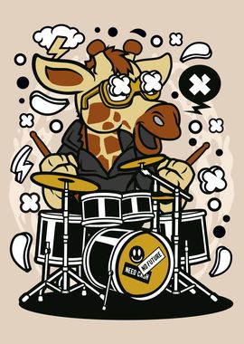 Girrafe Drummer